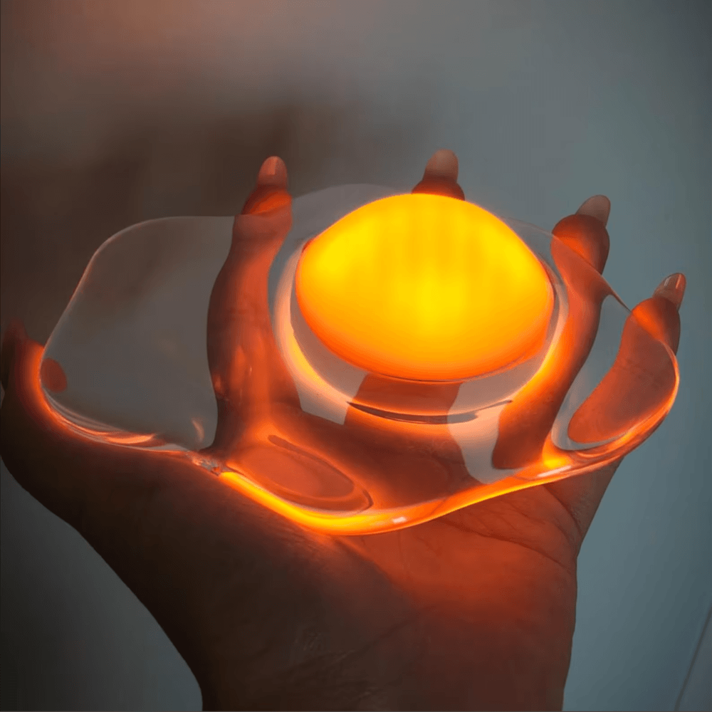 VayTrove™ Tap-to-Glow Fried Egg Night Light