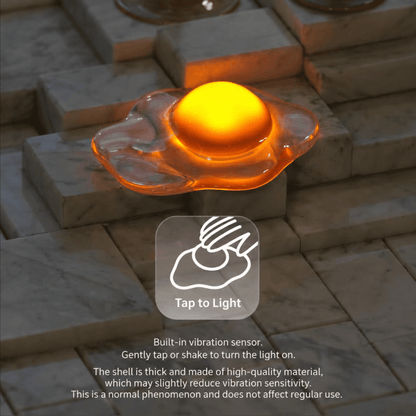 VayTrove™ Tap-to-Glow Fried Egg Night Light