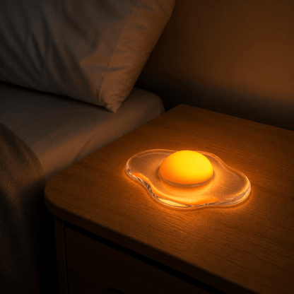 VayTrove™ Tap-to-Glow Fried Egg Night Light